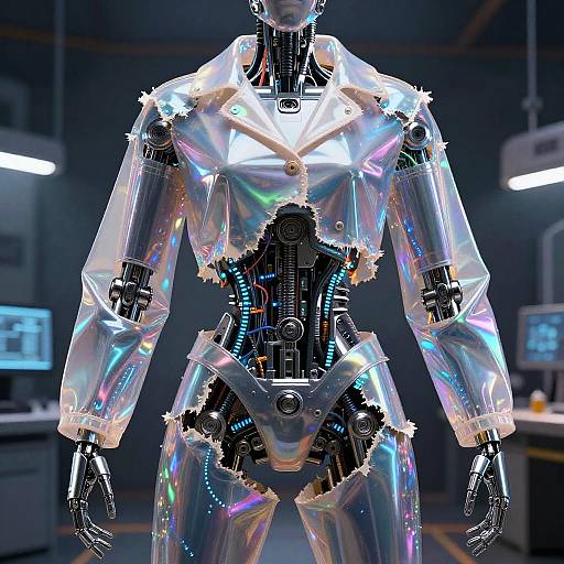 Android Peeling Holographic Clothes