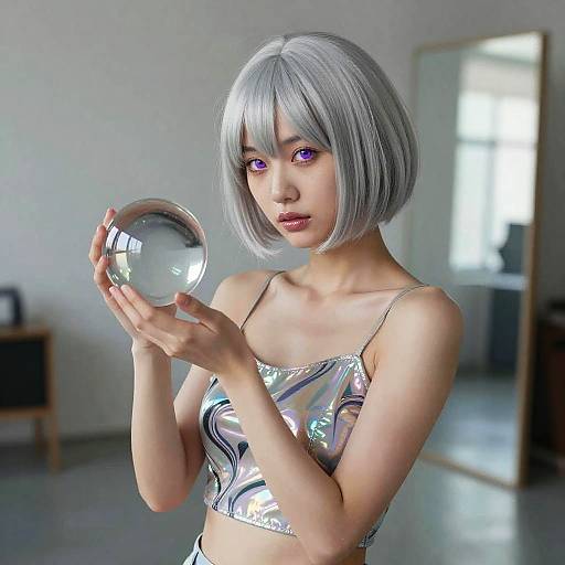 Surreal Modern Editorial Woman Portrait