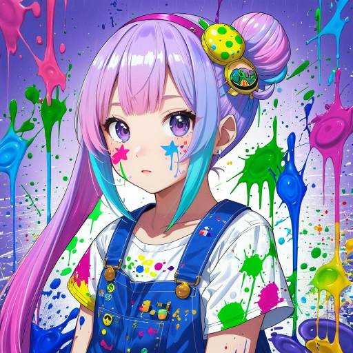 Illustration of Airani iofifteen (1st costume), hololive in the style of Vento