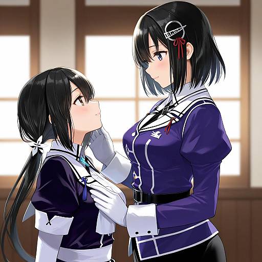 Illustration of Haguro kai ni (kancolle), kantai collection in the style of Nima (niru54)