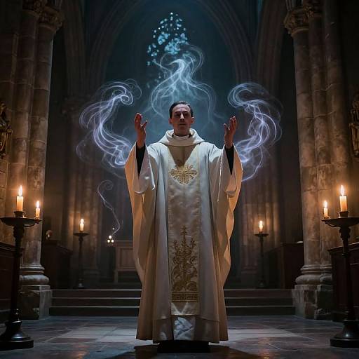 Midnight Exorcism in Gothic Church