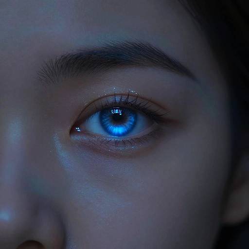 Blue Eye Filter Portrait Effect