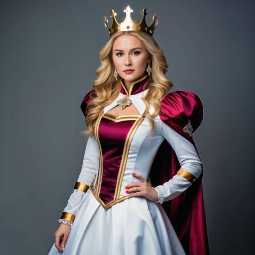 Elegant Young Queen in Stunning Cosplay