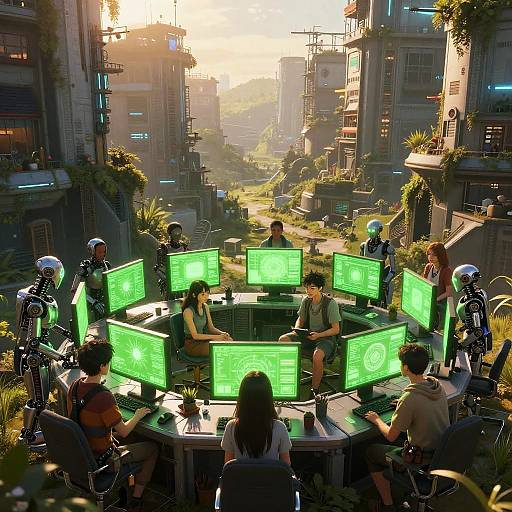 Cinematic Cyberpunk Valley Collaboration