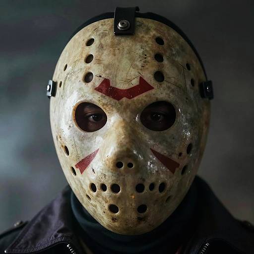 Jason Voorhees Intense Horror Close-Up