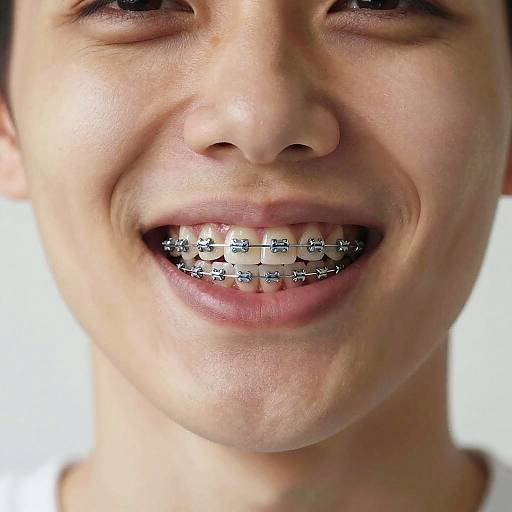 Braces Simulator UI Close-Up Design