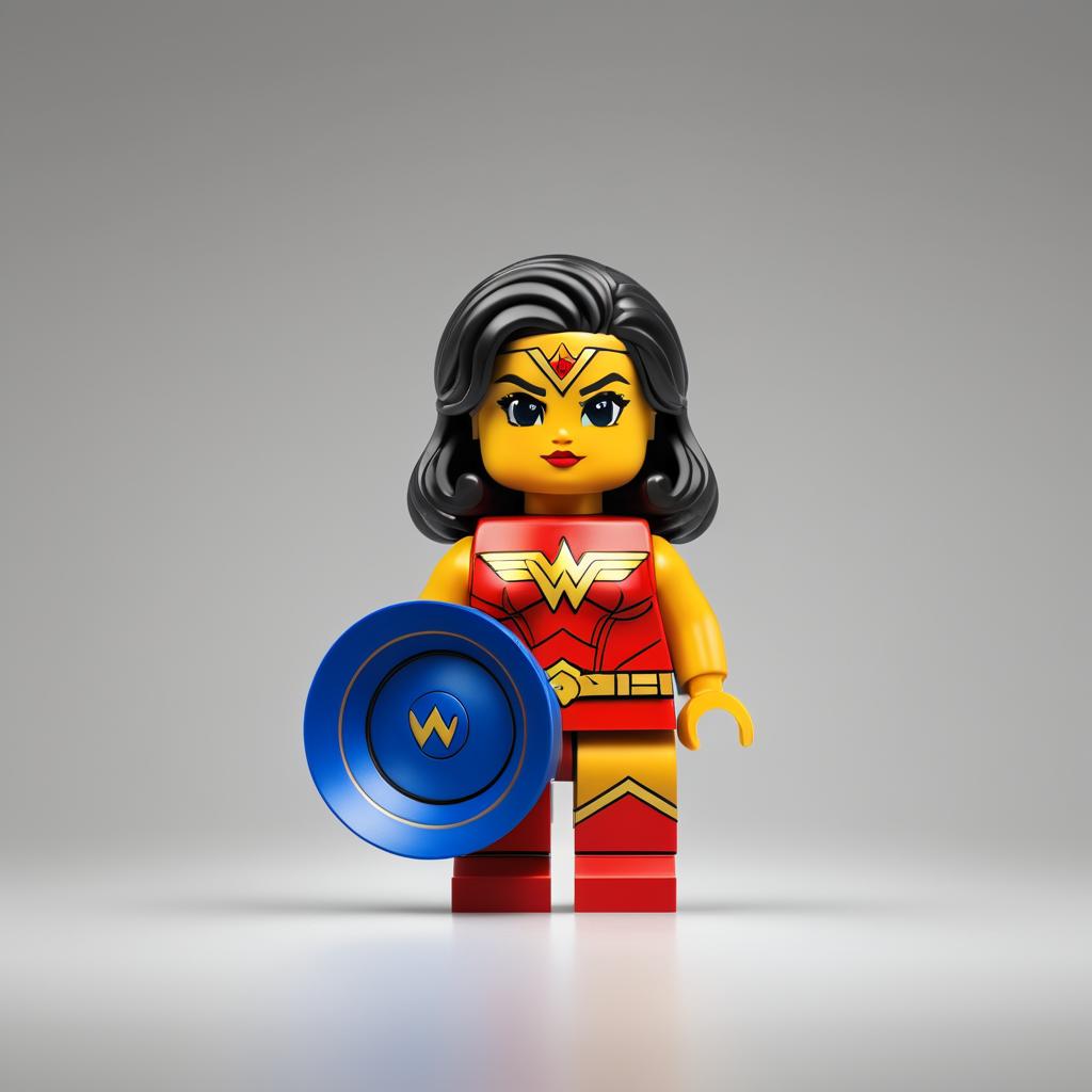 Customizable Leica Q Wonder Woman Minifigure