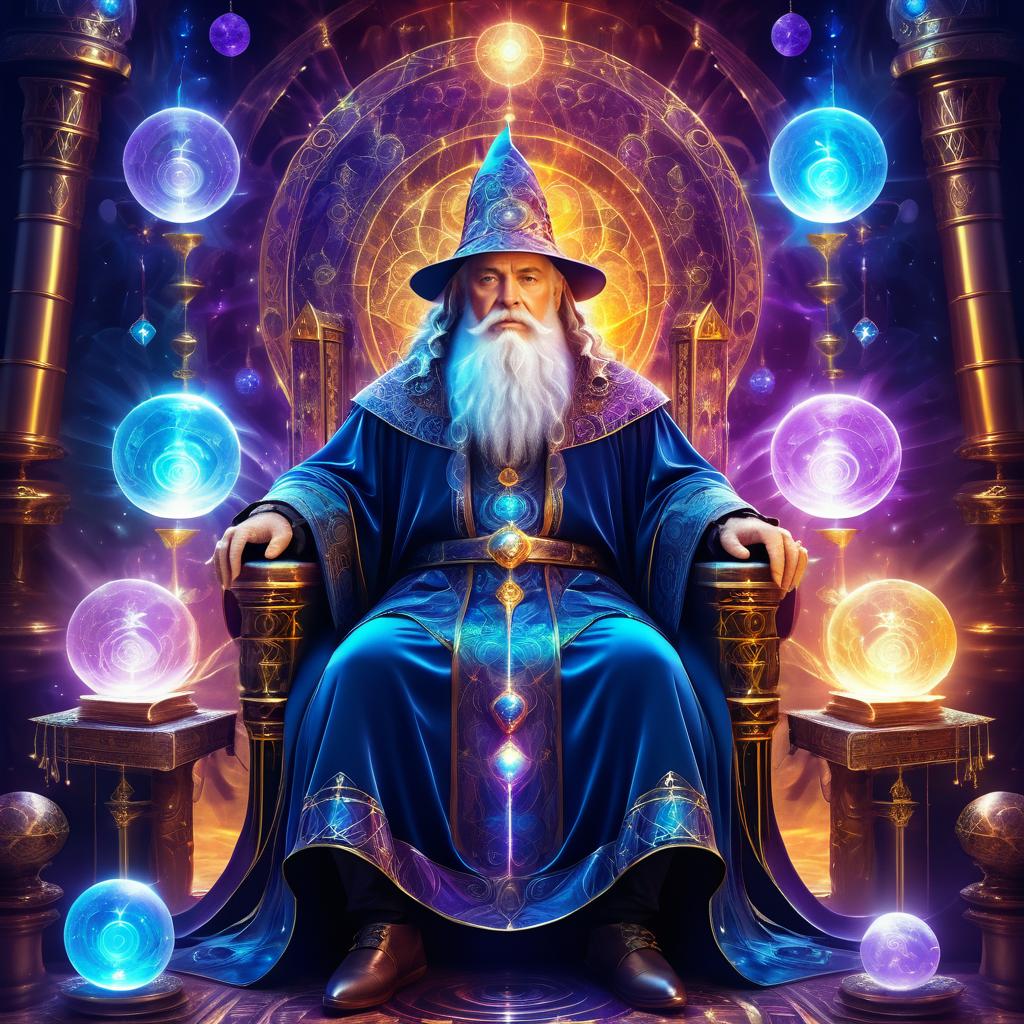 Ethereal Portrait of a Wise Wizard