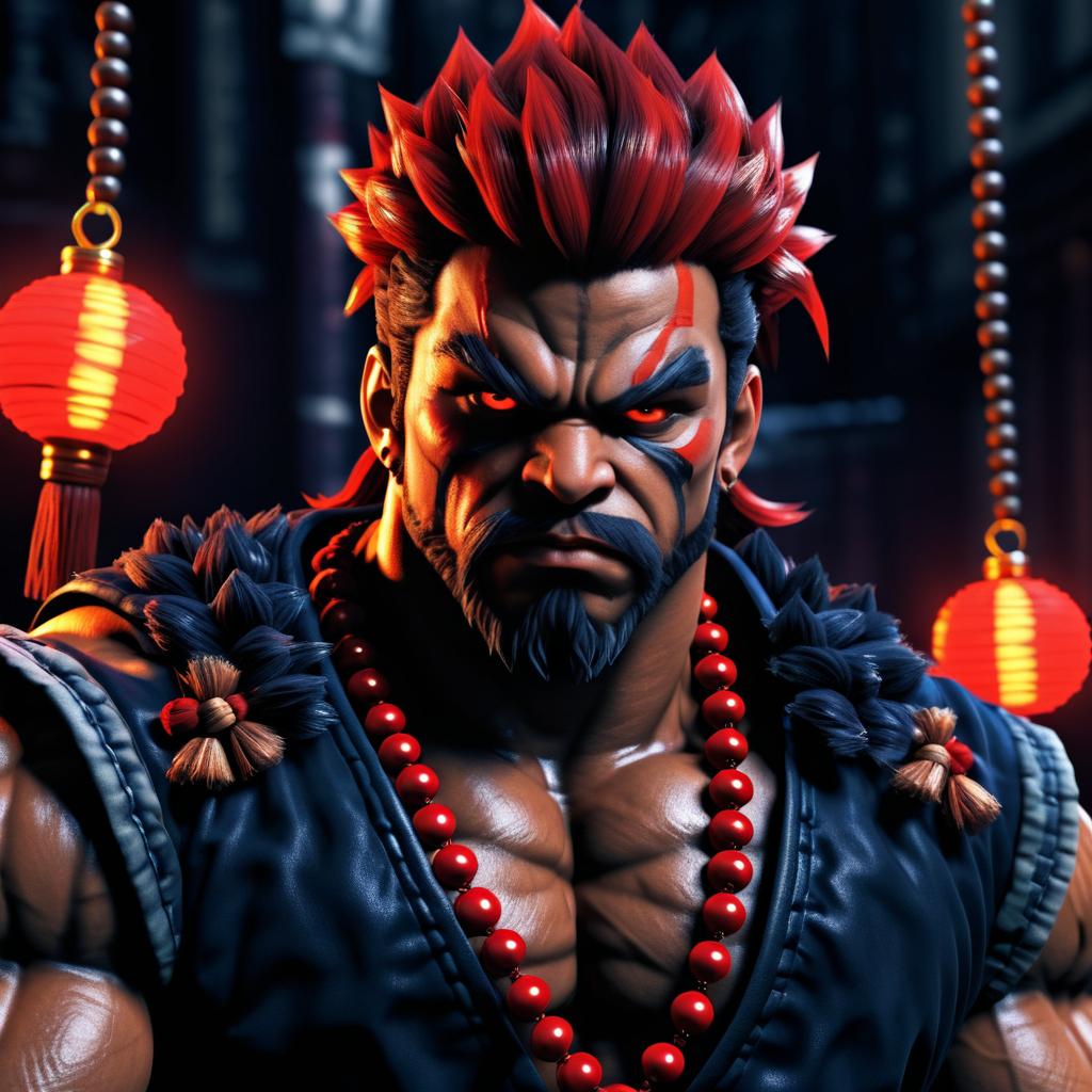 Photorealistic Akuma in Real World Setting