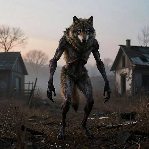 Eerie Skinwalker in Twilight Village