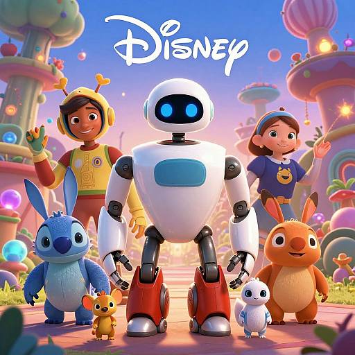 AI Disney Posters: Robots & Magic