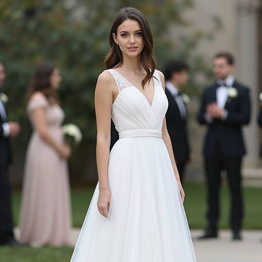 Elegant Outdoor Party Wear Gown