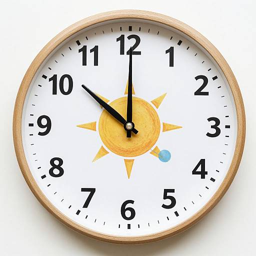 Child’s Eye with Orbiting Clock Hands