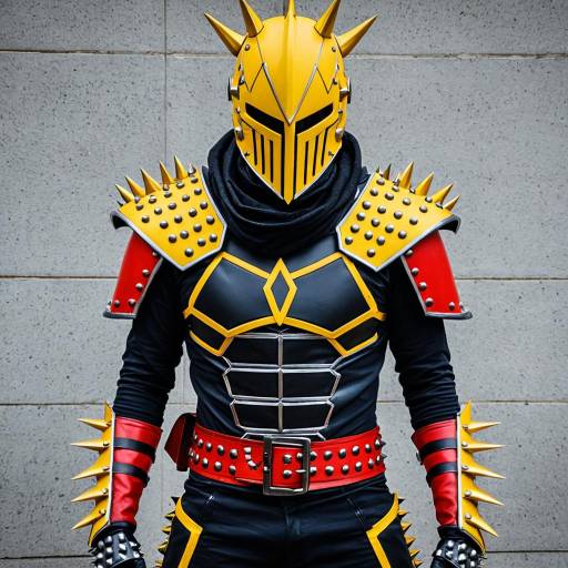 Vibrant IronMasked Marauder Cosplay Design