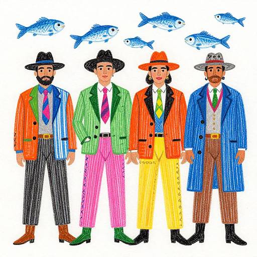 Colorful Fish-Fashion in San Miguel