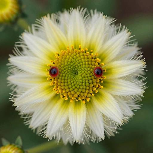Close-Up Colorful Fuzzy Spiky Flower