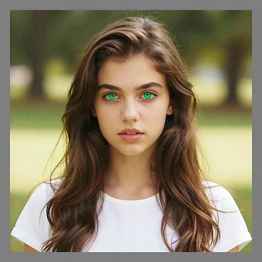 Vibrant Portrait of Young Woman