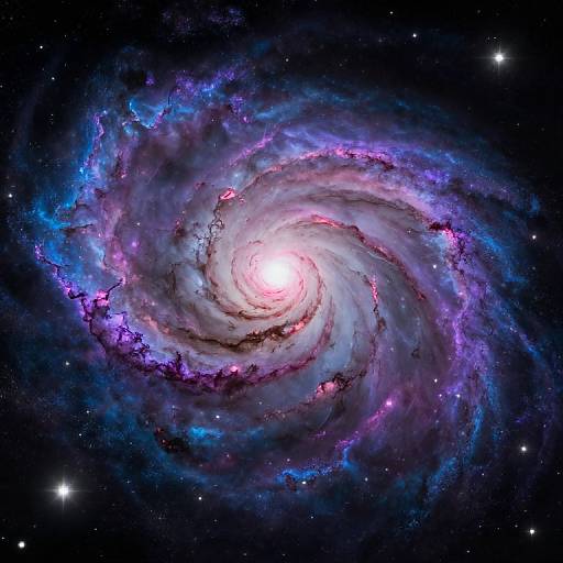 Colorful Swirled Galaxy Vista