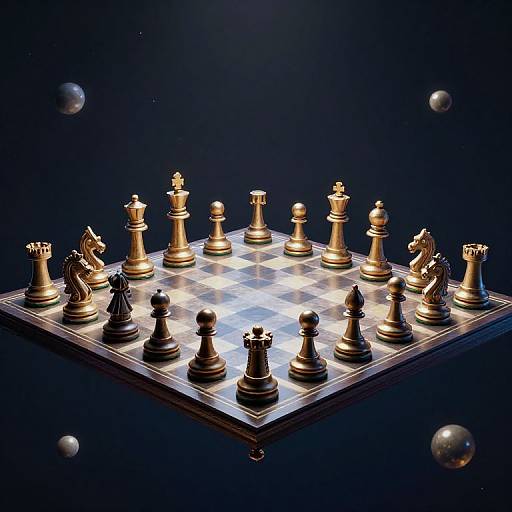 Celestial Chessboard of Cosmic Strategy