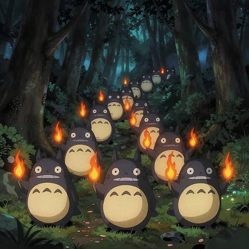 Eerie Yokai Lantern Bearers