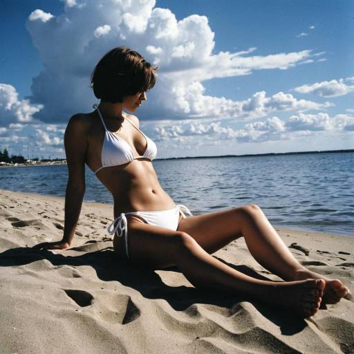 Summer Bliss: Beach Girl in Bikini