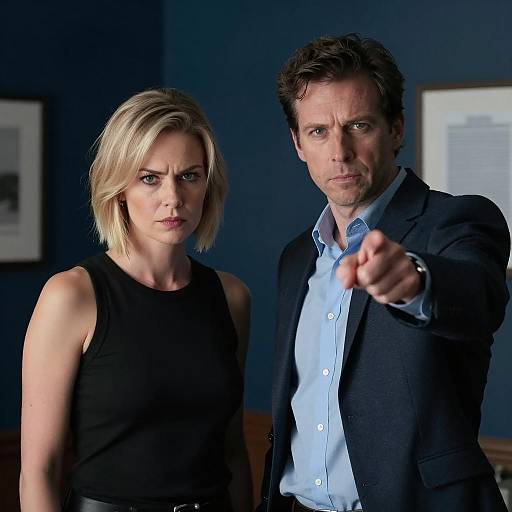 Intense Encounter in a Dim Room