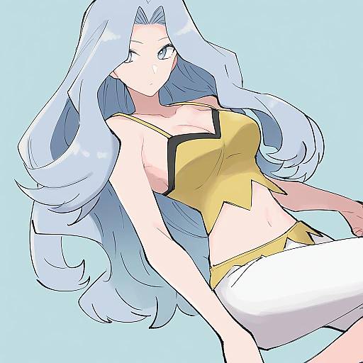 Illustration of Karen (pokemon), pokemon in the style of Tadano kagekichi