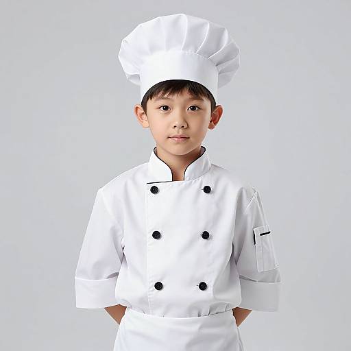 Boy Chef in Classic Outfit
