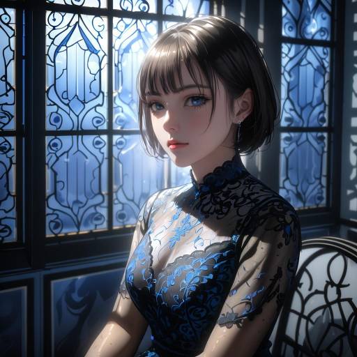Elegant Portrait of a Young Woman