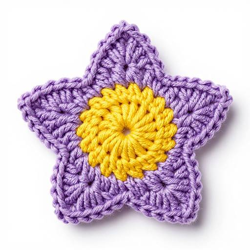 Vibrant Handcrafted Crochet Star