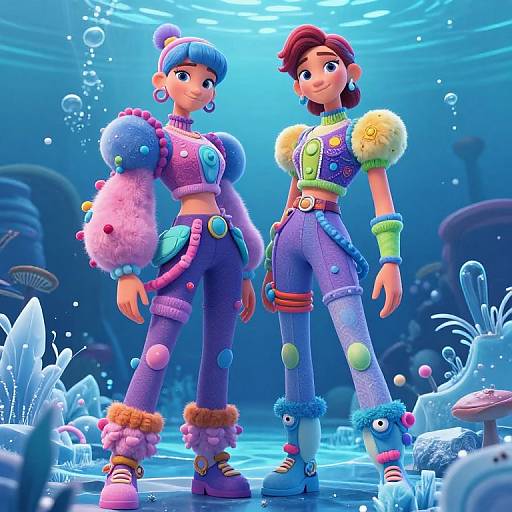 Futuristic Disney-Pixar Fashion Editorial