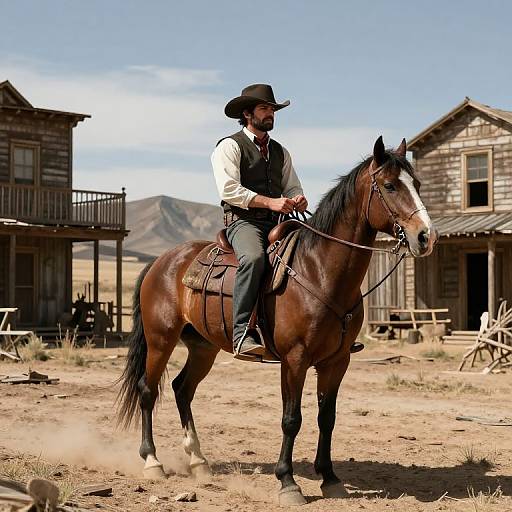 Cowboy in Red Dead Redemption Style