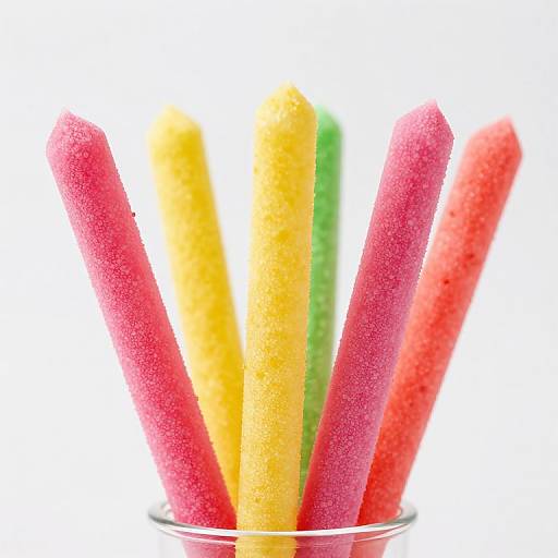 Colorful Sherbet Candy Sticks