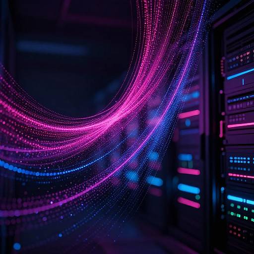 Sparkling Data Flow in Dark Center