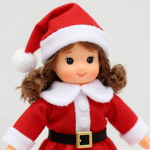 Female Santa Claus Doll in Red