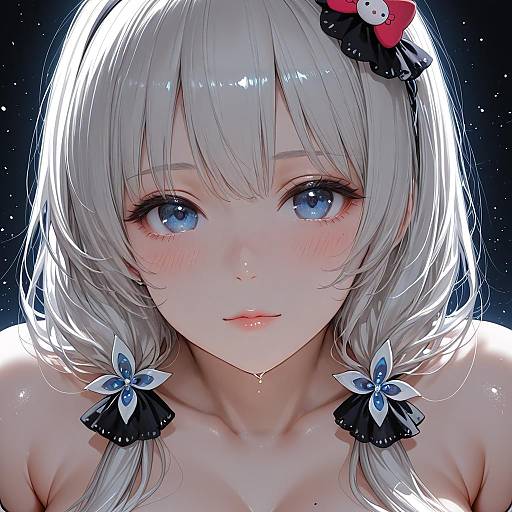 Illustration of Hello kitty (character), sanrio in the style of Hanada yanochi