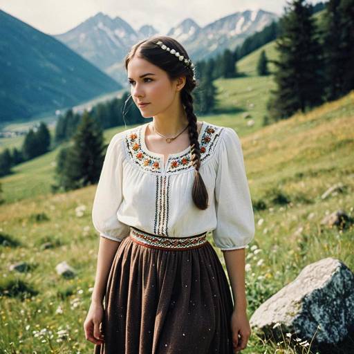 1970s Rustic Alpine Susanne Cosplay
