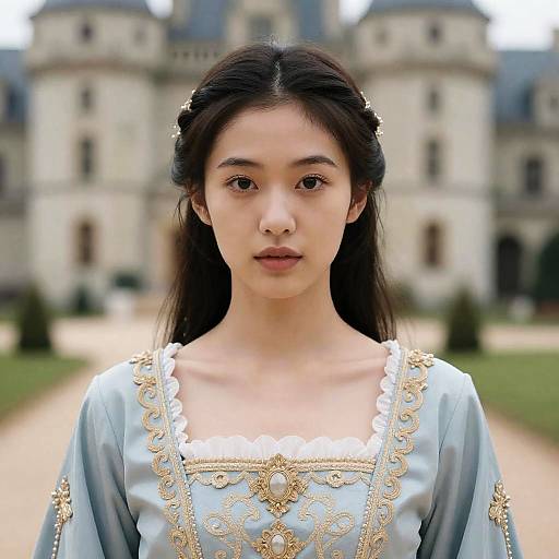 Ultra Realistic Royal Close-Up Portrait in Castle