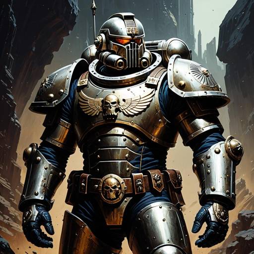 Intricately Detailed Space Marine Armor