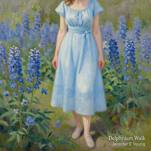 Delphinium Walk