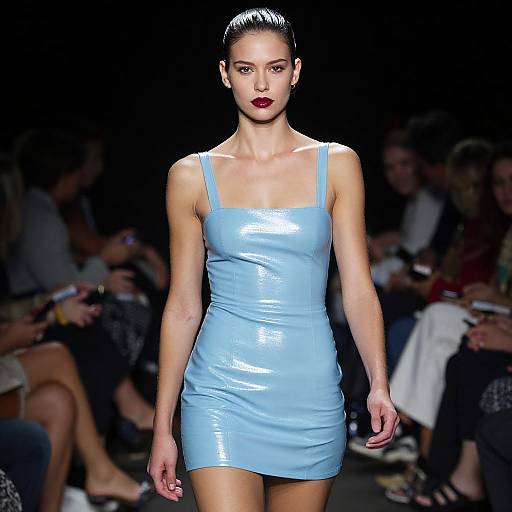 Confident Woman on Runway