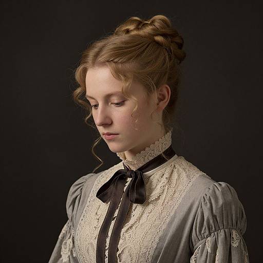 Elegant Victorian Woman Portrait