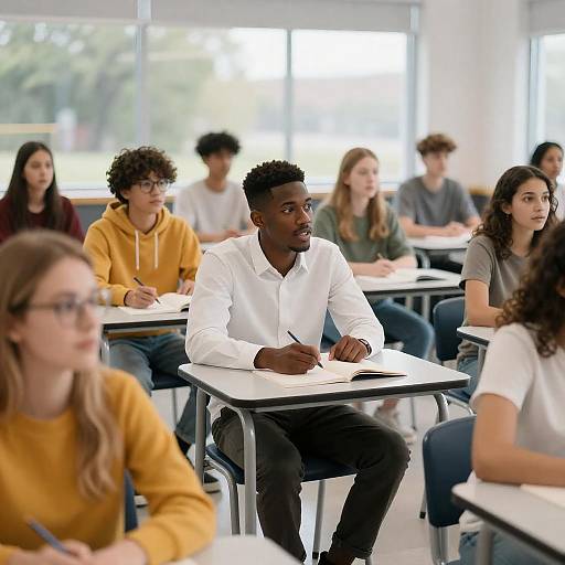Classroom Discussion Featuring Black Student