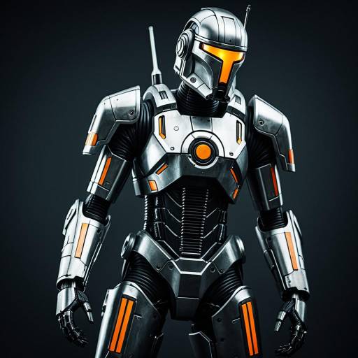Commando Droid Metallic Android Warrior