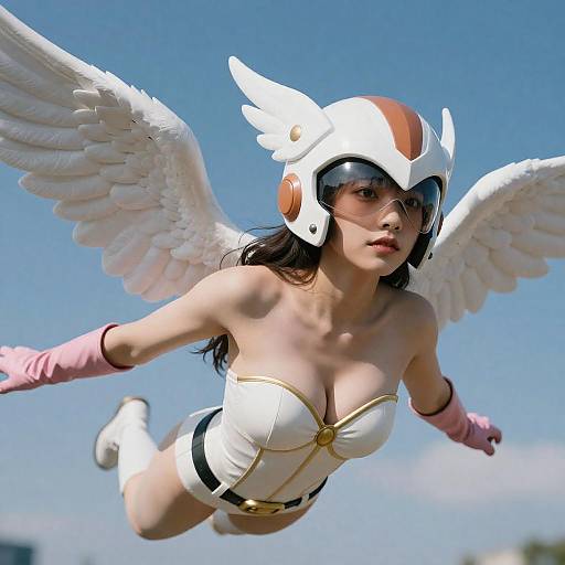 Photoreal Angewomon Angelic Cinematic Portrait