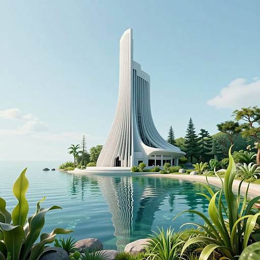 Surreal Modernist Coastal Architecture