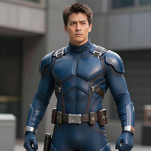 Futuristic Cable Inspired Hero Costume