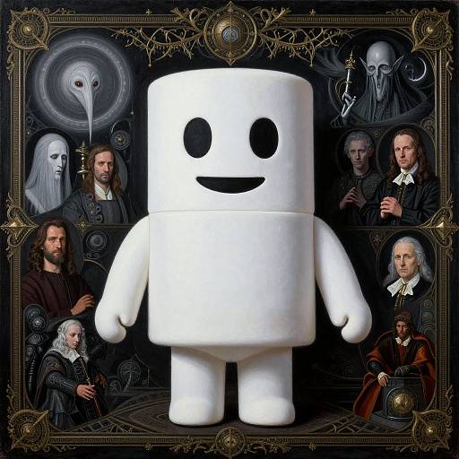 Hyper Realistic Occult Marshmallow Man