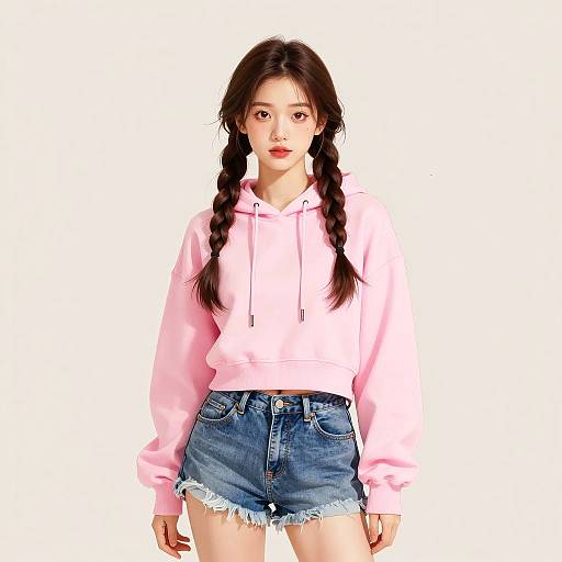 Casual Youthful Vibe Digital Illustration