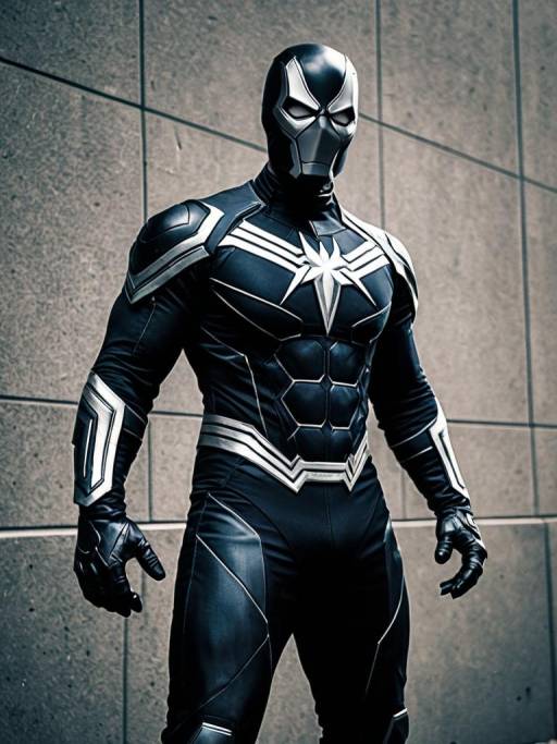 Realistic Man Cosplaying as Banshee